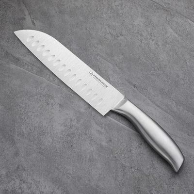 Chef's Delight Celina Santoku Knife 7 Inch Silver