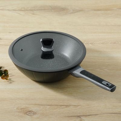 Stella Wok with Lid - 32x9.5 cm