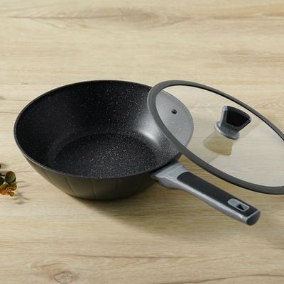 Stella Wok with Lid - 32x9.5 cm