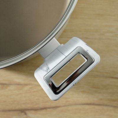 Brilliant Shallow Pan with Lid - 28x8 cm