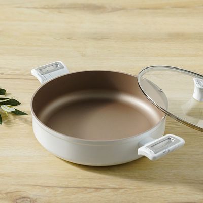 Brilliant Shallow Pan with Lid - 28x8 cm