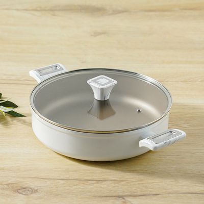 Brilliant Shallow Pan with Lid - 28x8 cm