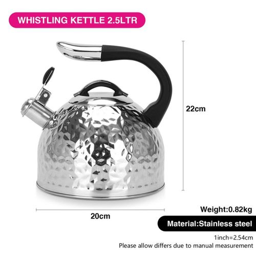 Fissman Whistling Kettle - Anita - Stainless Steel - 2.5 L 