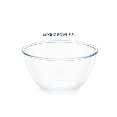 Borosil Glass Mixing Bowl - 3500 ml - 27x12.5 cm