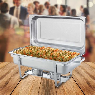 Raj Chafing Dish Rectangle - 1x9 L