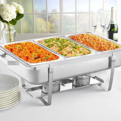 Raj Chafing Dish Rectangular - 3x3 L