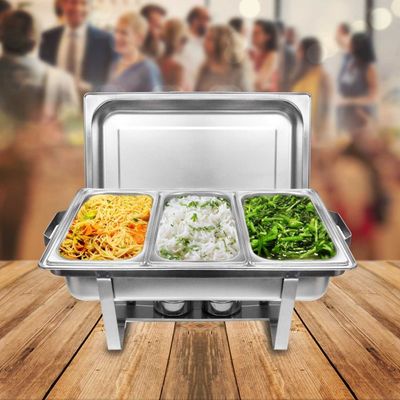 Raj Chafing Dish Rectangular - 3x3 L