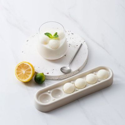 Kitchen Essentials Ice Ball Tray - White - 22x5.7x3 cm