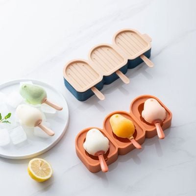 Kitchen Essentials Bird-Shaped Ice Popsicle Mold - Orange - 22.4x12.6x3.4 cm