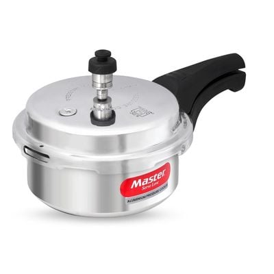 Master Deluxe Aluminum Outer Lid Pressure Cooker 1.5L 