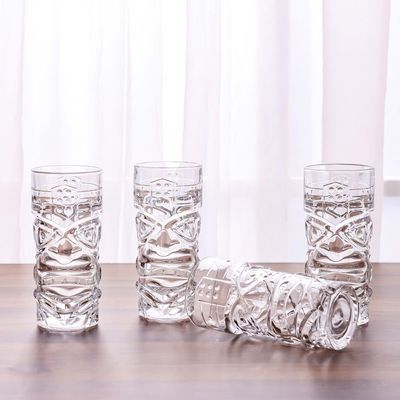 Minetta 4-Pc Decorative Glass Set - 400 ml