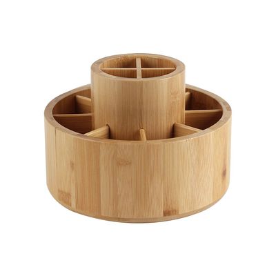 Loretta Bamboo Rotatin Smart Desk Organizer 20x20x14.5cm