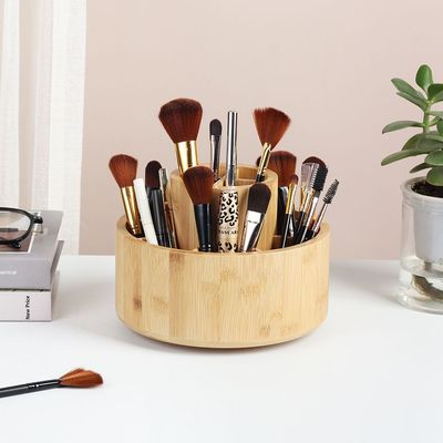 Loretta Bamboo Rotatin Smart Desk Organizer 20x20x14.5cm