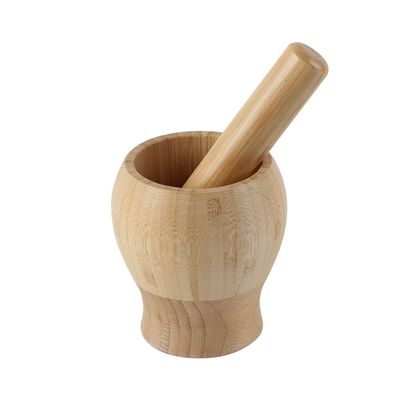 Loretta Bamboo Spice Grinder 10 x 10 x 10.9 Hcm, Pestle L 16cm