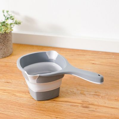 Qlux Stalked Collapsible Strainer No.2 - Grey Grey 37X18.5X8.7Cm