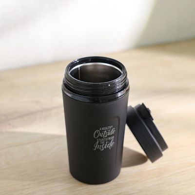Jaypee Snapsip Insulated Mug- Black 410ml