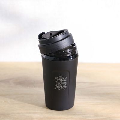 Jaypee Snapsip Insulated Mug- Black 410ml