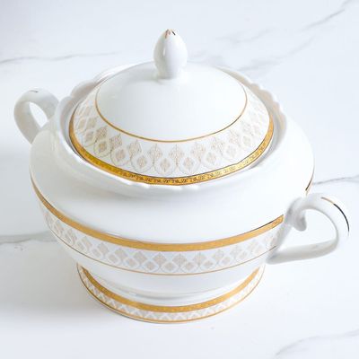 Caroline 49-Pc Bone China Dinner Set 