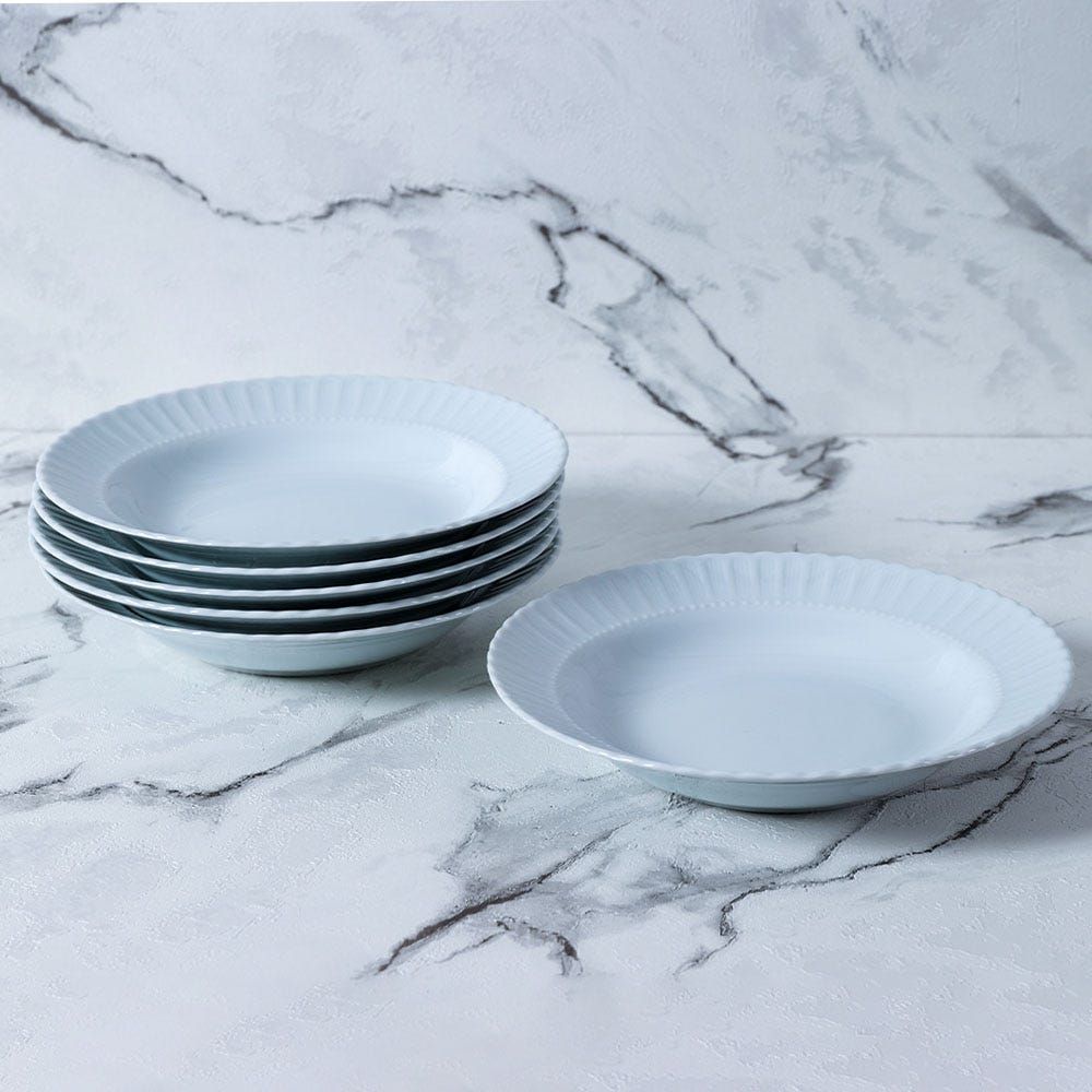 Kütahya Porselen Bone Lılyum 24 Parça Platın Fılelı Yemek Takımı - View #7