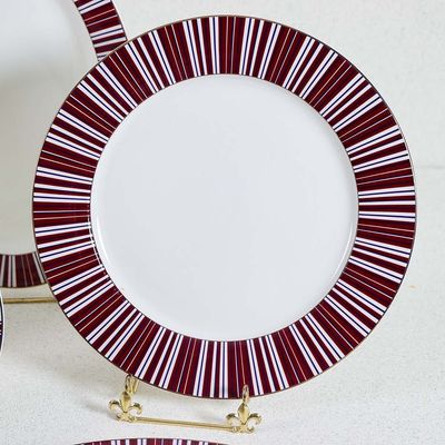 Sonara 27Pcs Bone China Dinner Set Stripes