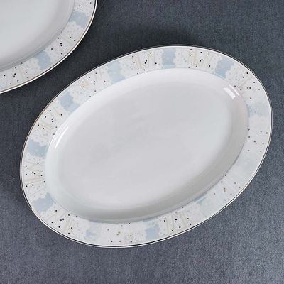 Sonara 27Pcs Bone China Dinner Set Blue Dots