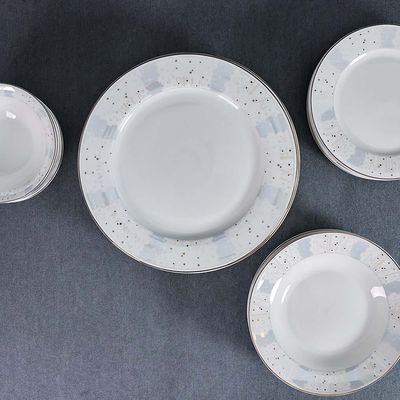 Sonara 27Pcs Bone China Dinner Set Blue Dots