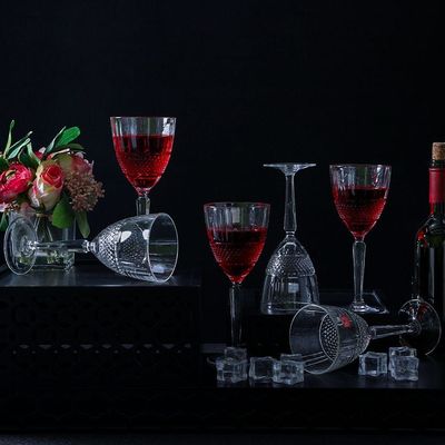 RCR Brillante 6-Piece Crystal Glass Goblet Set-29Cl