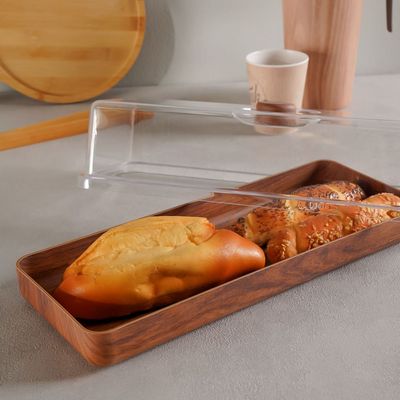 Evelin Bread & Cake Serving Tray- W/Cover 16 x 39 x 13CM