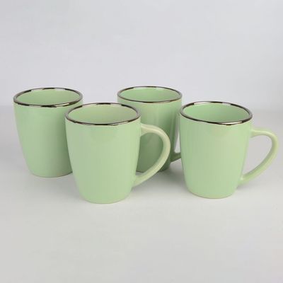 Apollo 16-Piece Color Glazed Stoneware Dinner Set -Green -Serve 4 