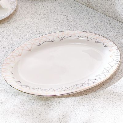 Sabrina 32-Piece New Bone China Dinner Set -Serve 6 