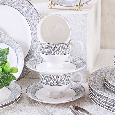 Melanie 32-Piece New Bone China Dinner Set -Serve 6