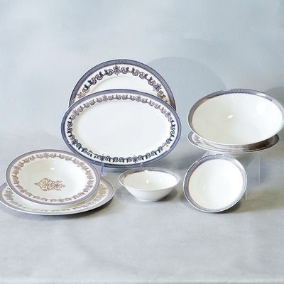 Damask dinner set hotsell