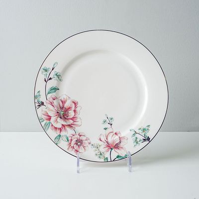 Beyonce Hibiscus 26-Pc New Bone China Dinner Set - Serves 8