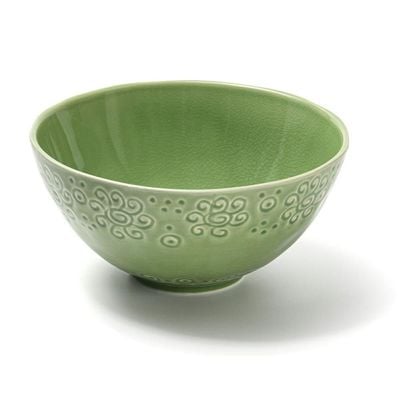 Fissman Bowl 21.6X10.2 Cm/1800 Ml -Green Crackle