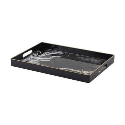  Elizabeth Serving Tray Black 40 x 26 x 3.5HCM