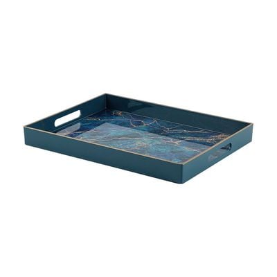  Elizabeth Serving Tray Blue 40 x 30 x 4.0HCM 