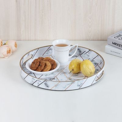  Elizabeth Serving Tray White 33 x 33 x 4.0HCM 