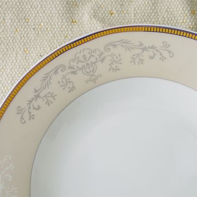 Artista 20-Pc Fine Bone China Dinner Set - White/Gold - Serves 4