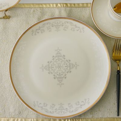 Artista 20-Pc Fine Bone China Dinner Set - White/Gold - Serves 4