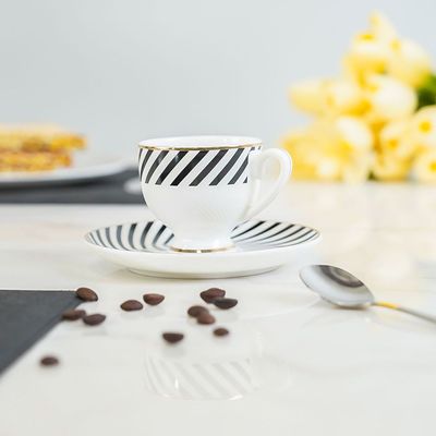 Rihanna Fine Bone China Espresso Cup & Saucer 100Ml