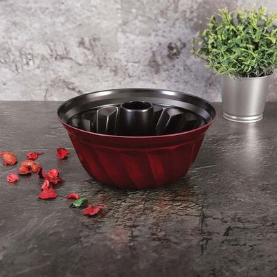 Berlingerhaus Bundt Pan, 25 Cm, Burgundy