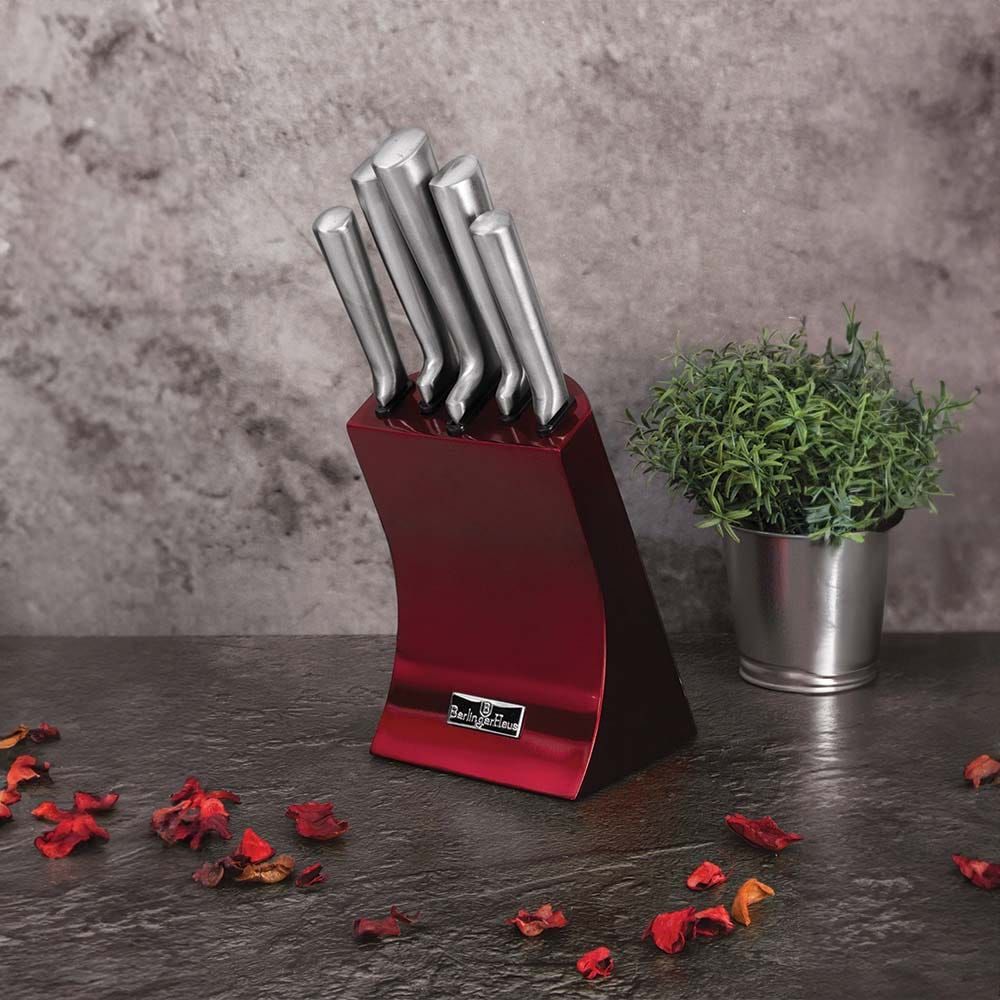 Morphy richards knife block red best sale