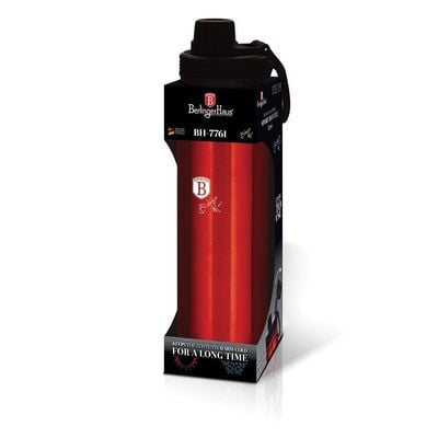 Berlingerhaus Sport Bottle, 720Ml, Burgundy