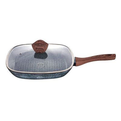 Berlingerhaus Grill Pan With Lid, 28 Cm, 2.1L Forest Line