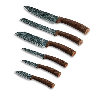 Berlingerhaus 6-Piece Knife Set, Original Wood