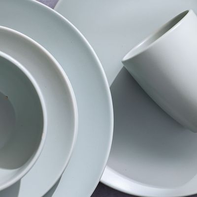  Apollo 16-Pc Color Glazed Stoneware Dinner Set - Grey - Serves 4