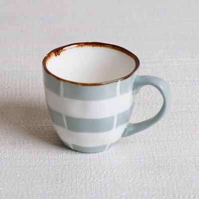 Akesha Cup And Saucer Blue 200Ml