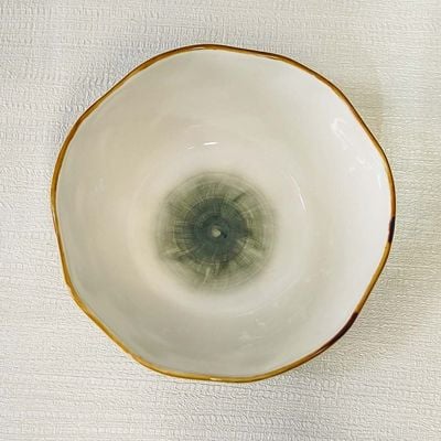 Ava Bowl Green 8 Inch