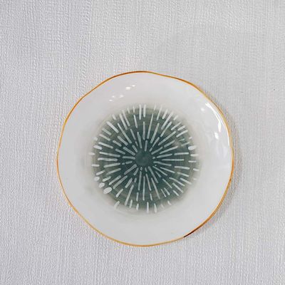 Ava Dessert Plate Green 8 Inch