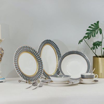 Icon 32-Pc New Bone China Dinner Set -Serves 6